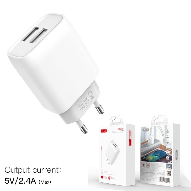 XO L57 2.4A 2xUSB